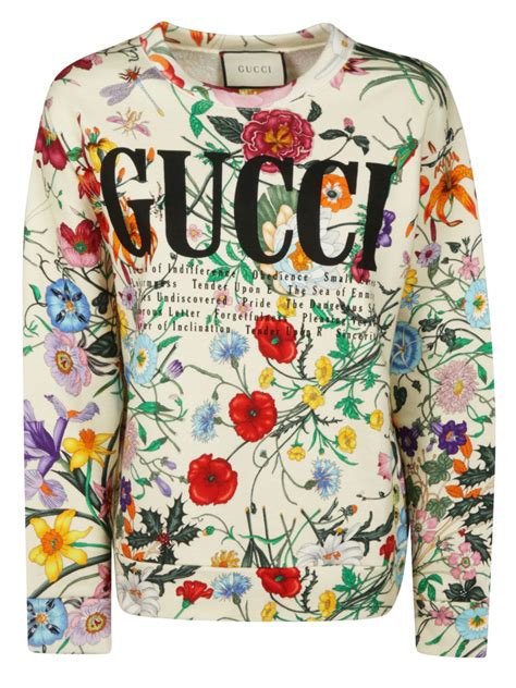 gucci floral sweatshirt|gucci sweatshirt for men.